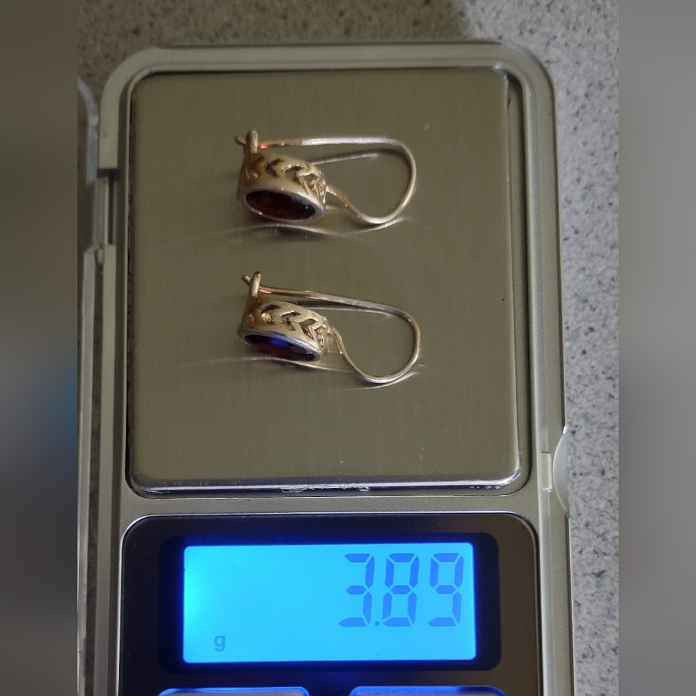 Firm Final price!*Garnet drops*January birthstone - Picture 5 of 6